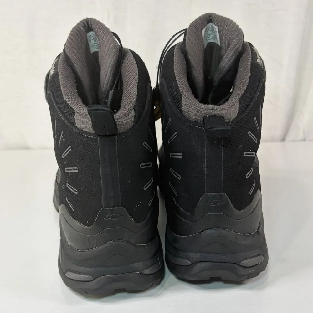 Salomon Deemax 3 Mens 11.5 Soft Shell Dry Thinsulate Trail Hiking Boots Black